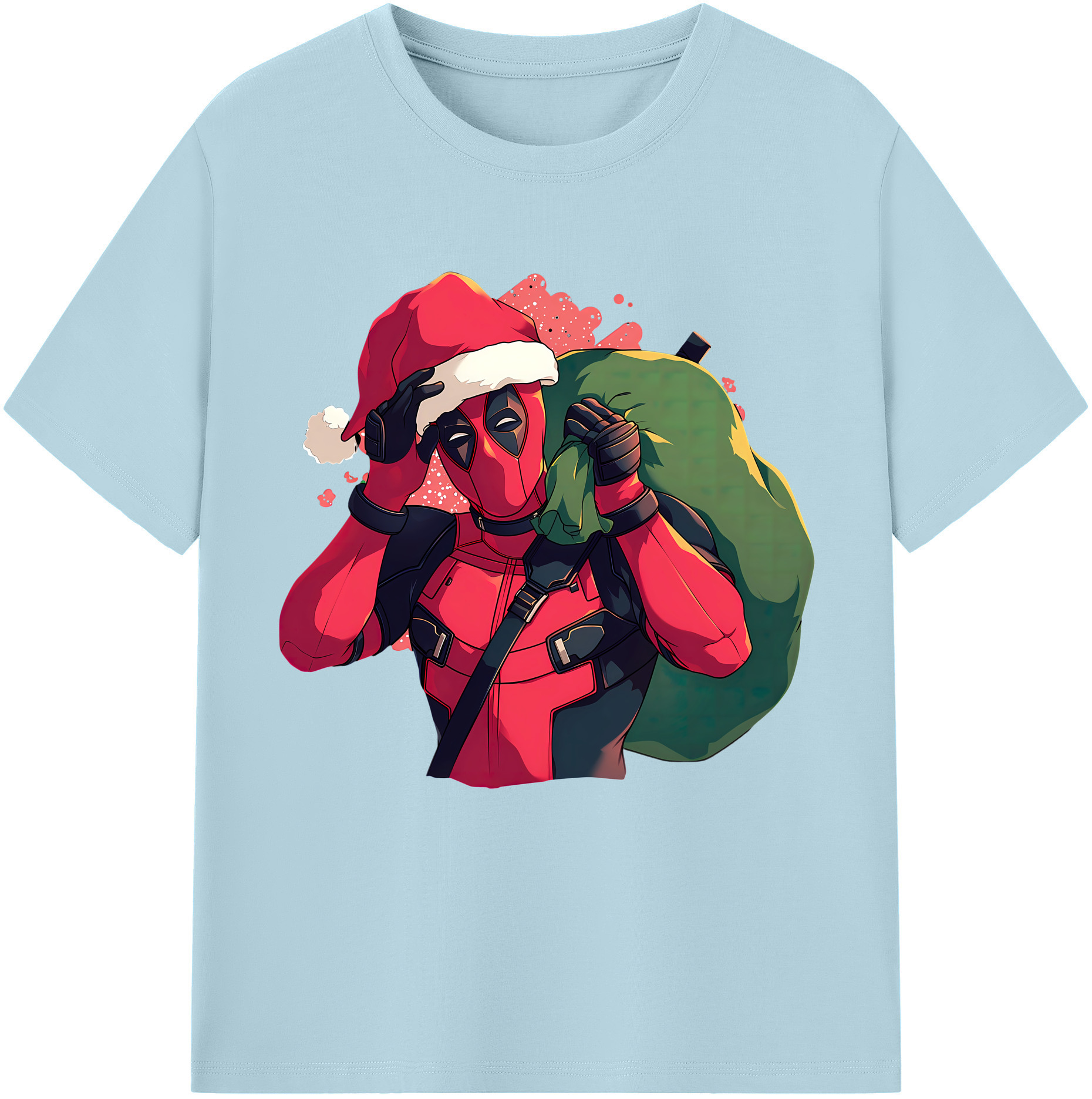 （画像用） Deadpool デッドプール 綿100％半袖Tシャツ（フロントプリント）